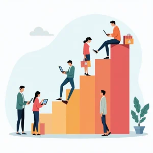 بررسی بازار آنلاین و رفتار مشتریان